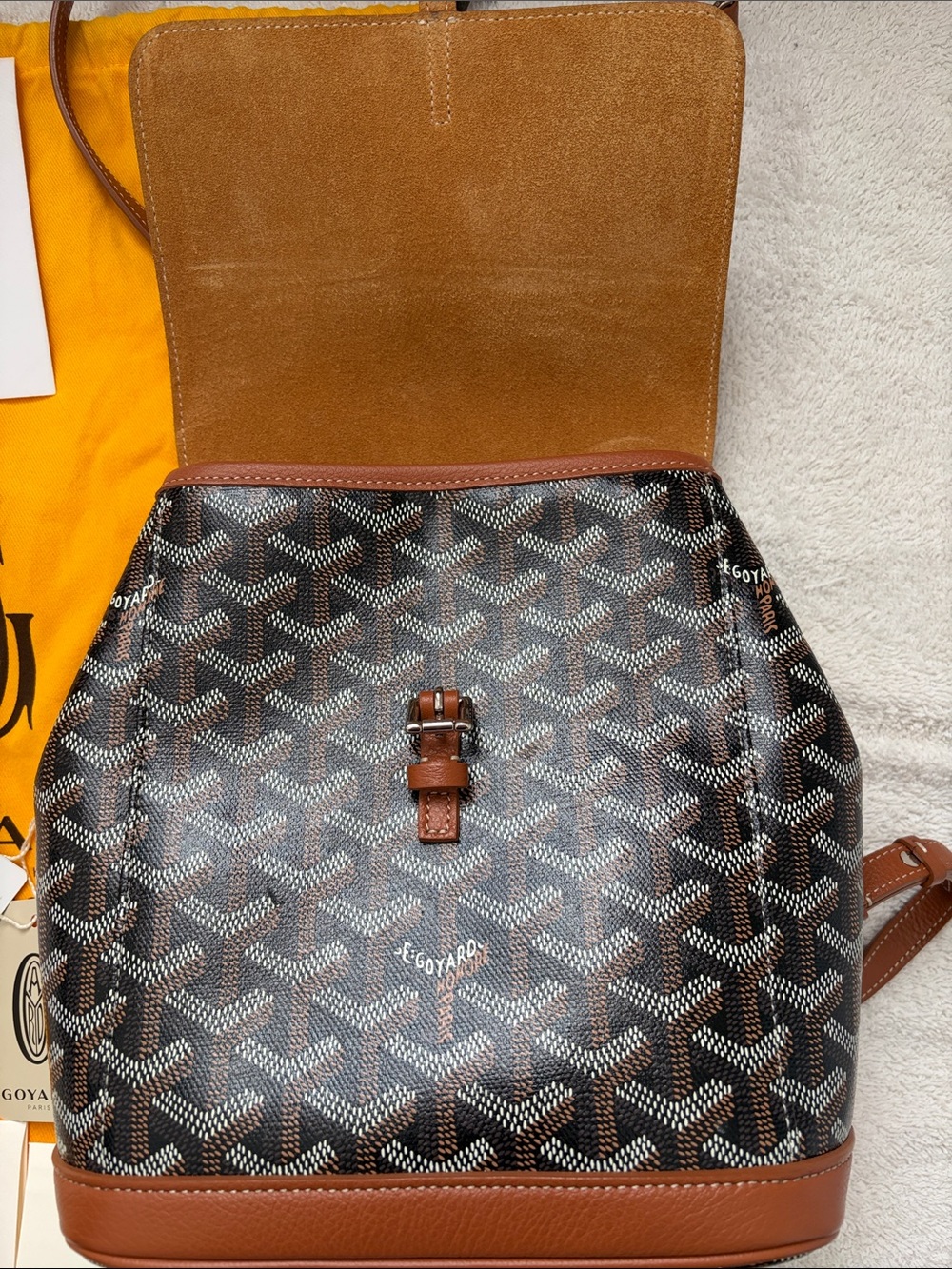 Goyard Brown Mini Alpin Backpack - Picture 3 of 12